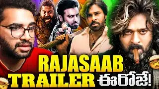 The RajaSaab Trailer Today! 🤯💥| OG X Saaho😎🎉 | Devara 2 Started, The Paradise Villan