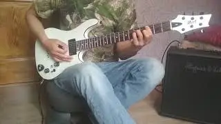 Dimarzio pickups in a cheap guitar Cort kx5 demo.