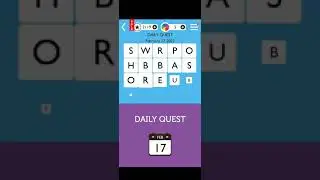 Word Trek February 17 2022 Daily Quest Answers