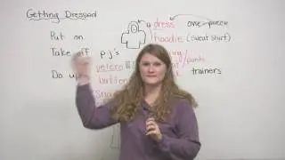 English Vocabulary - Getting Dressed