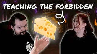Teaching Mrs. Goblin how to....CHEESE!