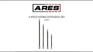 ARES Tool 4pc Flexible Socket Extension Set (42073) Features Overview