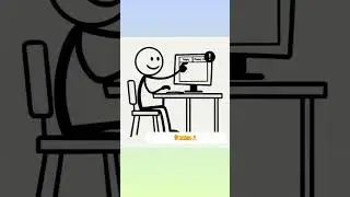 Reply All Fail 😂 | Stickman Office Skit #stickman #animation #shortsfeed
