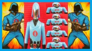 Super7 G.i. Joe Reaction Figure - COBRA COMMANDER (Enemy Leader)