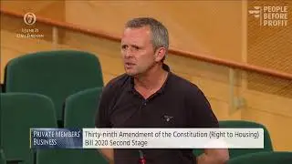 Right2Housing Bill Dail Debate - Make housing a right, not an 'investment opportunity' for the rich