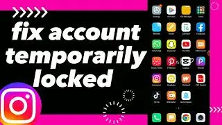 How To Fix account Temporarily Locked On instagram App