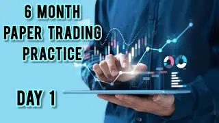 6 Month paper trading challenge day 1 #trading #trader #bitcoin #storks #tradingstrategy #sivatrader