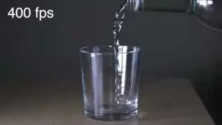 Sony FS700 slow motion water pouring test 200/400/800 FPS