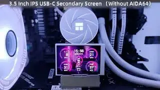 3.5 Inch IPS Type C Secondary Screen for Computer CPU GPU RAM HDD