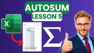 Как использовать функцию &laquo;Автосумма&raquo; в Excel за несколько секунд! (Урок для начинающих)