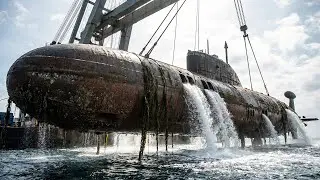 Unbelievable Recovery: Lifting a 8,000 Ton Nuclear Submarine Nuclear Submarine Restoration