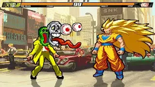 THE MASK vs GOKU - HIGH LEVEL INSANE EPIC FIGHT!
