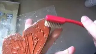 IndigoBlu how to clean FlitterGlu off stamps