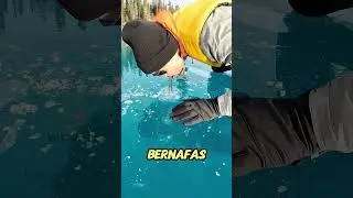 Beginilah Cara Mudah Menangkap Ikan di Danau Beku