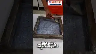 Nippon Paint  Pour n' Seal Waterproofing chemical application video