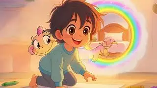 The Magic Crayon Door 🖍️ Fun Drawing & Color Song for Kids