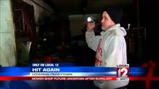 Mower shop future uncertain after burglary
