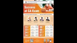 Success at CA. Exam BoS Series I | Foundation Paper 2 - Business Law | 23 Dec, 2025