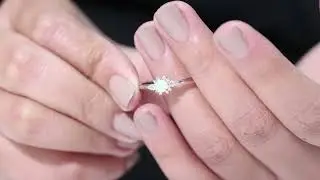 1/2 CT Ethiopian Opal Promise Ring with Diamond Accent
