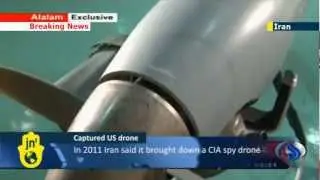 Iran downs US drone: Iranian TV broadcasts images of allegedly seized US drone