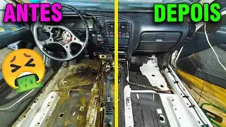 OMEGA GLS 4.1 EPIS&Oacute;DIO 10 - LIMPEZA PROFUNDA DO INTERIOR! 🙌 O QUE ACHAMOS DEBAIXO DO CARPETE? 🤔🤮
