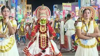 Kathakali DANCE IN THIRUCHANOOR BRAHMOTSAVALU TIRUPATI #trending #trend #kathakalidance 