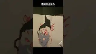 #shorts #video #inktober #reels #live #marker #drawing #ink #artist #watercolor #art #painting #anim