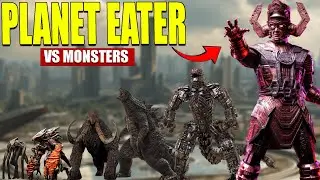 Galactus vs Giant Monsters | 3D Monster Size Comparison