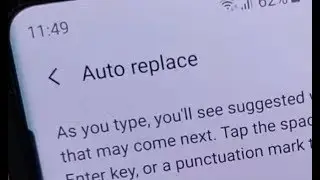 Galaxy S10 / S10+: How to Enable / Disable Auto Replace (Suggested Words)