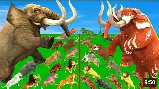 👑 GORILLA VS T-REX VS SHARK 👑 ||  SHARK, ORCA, CROCODILE,OTOPUS, MOSTER , ARK SURVIVAL EVOLVE 