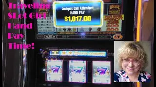 Traveling Slot Girl hits Sizzler Seven's Hand Pay at Harrah's on Saturday, July 11th, 2020.