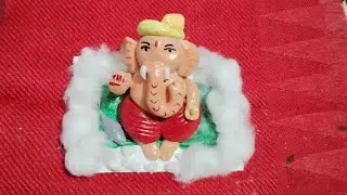 Ganpati idol making #diycreation