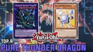 Yu-Gi-Oh! TOP 4 PURE THUNDER DRAGONS Deck Profile - Time Wizard Format April 2019