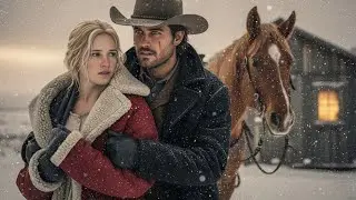 Gelée sur le sentier d’hiver — le cow-boy murmura: « À moi »