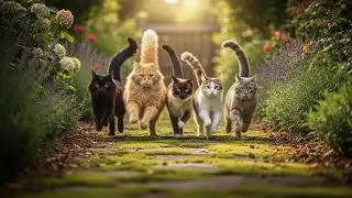 Why These Cats Cant Stop Running Together