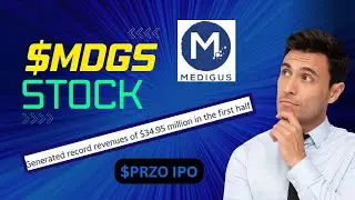 MDGS STOCK NEWS | $35 MILLION IN REVENUE😱 $PRZO IPO ON FRIDAY COULD BE HUGE FOR $MDGS🚀