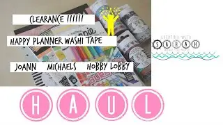 Clearance Planner Haul | The Happy Planner | Sharpie pens | Planner Stickers