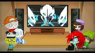 Undertale react to Faker404 vs All Sonic