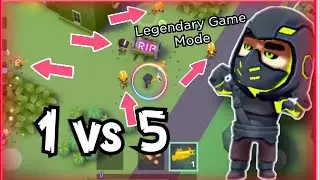 🔥 1 VS 5 🔥BATTLELANDS SEASON 13 LEGENDARY MODE GAMEPLAY