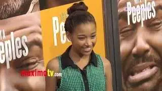 Amandla Stenberg PEEPLES Premiere Black Carpet ARRIVALS @amandlastenberg