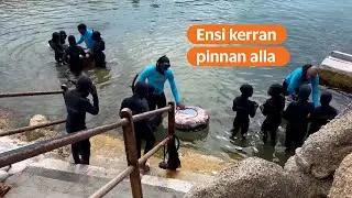Lapset oppivat uimaan Etel&auml;-Afrikassa