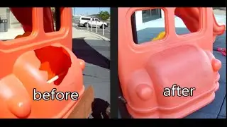 perfect solution to repair broken toy on playground