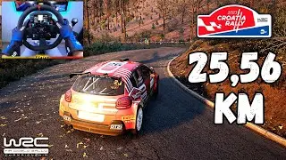This was long! LONGEST Rally Croatia STAGE on EA Sports WRC 23 PC | Thrustmaster T300