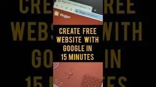 how to create free website with google in 15 minutes #shorts #google