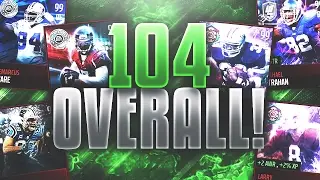 104 OVERALL TEAM! Highest Overall Squad in Madden Mobile 17!