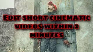 how to edit short cinematic video🎥 VITA + PREQUEL tutorial video
