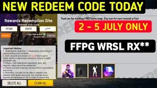 Free Fire Redeem Code Today 3 July | FF New Redeem Code Today | New Redeem Code Today | Lol Emote