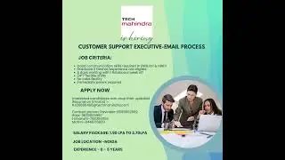 #techmahindrarecruitment #hiring #applynow #jobforfreshers #jobopportunities #jobs #followformore