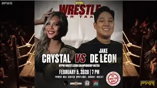 [Full Match] PWR: Wrestle for Taal - Crystal vs Jake De Leon (MYPW Wrestlecon Championship)