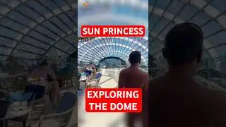The Dome Atrium on Sun Princess is Absolutely Gorgeous!